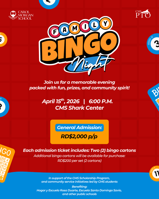 CMS Family Bingo Night 2026 | Family Event & Fundraiser Individual ticket