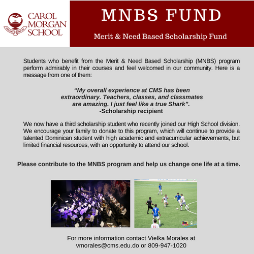 Merit & Need Based Scholarship Fund (MNBS)